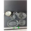 Image 1 : Glass/Other Dish Lot- (5) Bowls, Tray