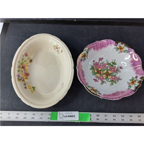 (2) Ceramic Bowls- England & Japan