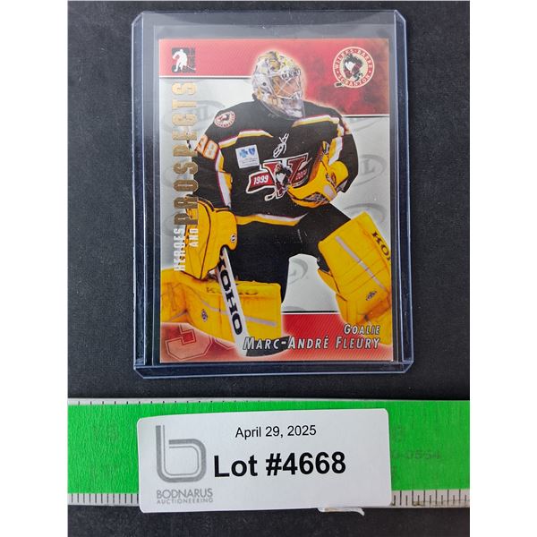 Mark-Andre Fleury Rookie Juniors Card