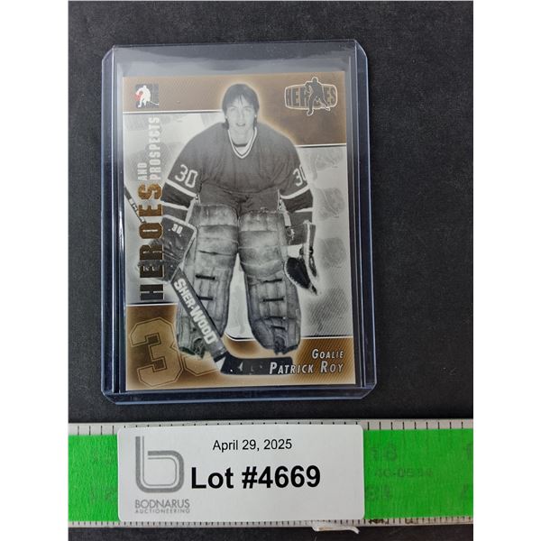 Rare Patrick Roy Junior Rookie Card