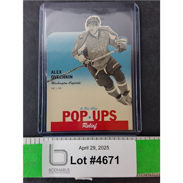 Rare Alexander Ovechkin Pop-up Insert