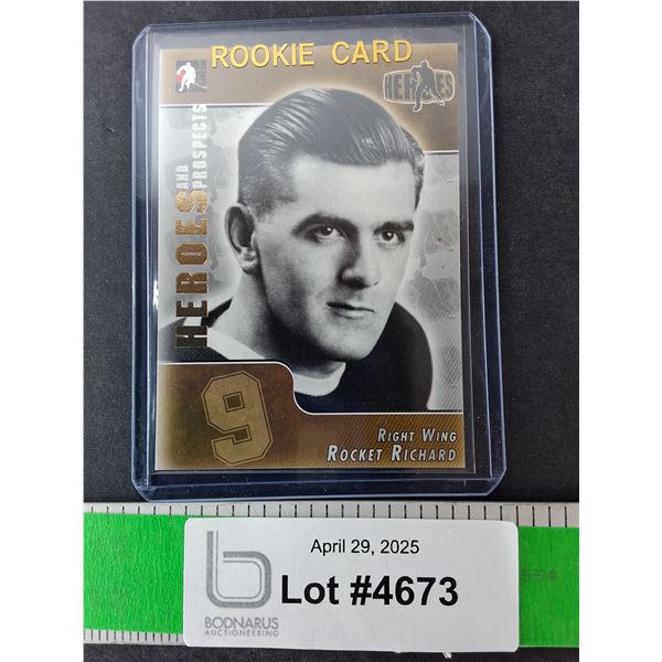 Maurice Richard Junior Hockey Card