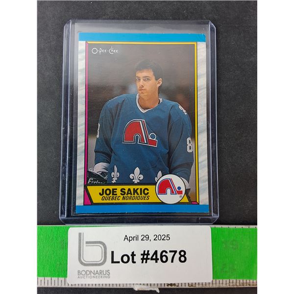 Joe Sakic 1989 O-Pee-Chee Rookie Card