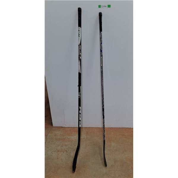 *(2) Adult Hockey Sticks-CCM & TPS 55.5" & 58" Long -   Pick Up