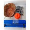 Image 2 : Kids' Plastic Dartboard & Darts- As Is, Ball Woven Basket, Misc.