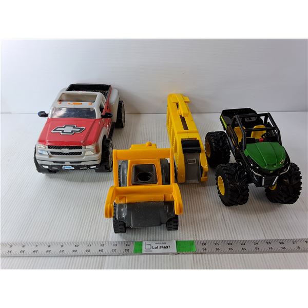 (4) Kids' Play Vehicles, Some Sound Effects