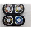 Image 3 : PSP Case with (8) Games- Rockband, Rush, World Series Poker, Misc.