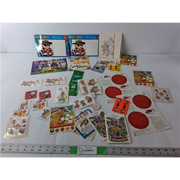 Kids' Vintage Lot- Magnets, Stickers,Misc.