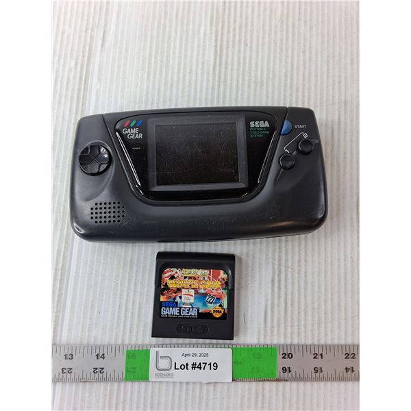 Sega Portable Video Game System with Olympic Gold Game-Untested