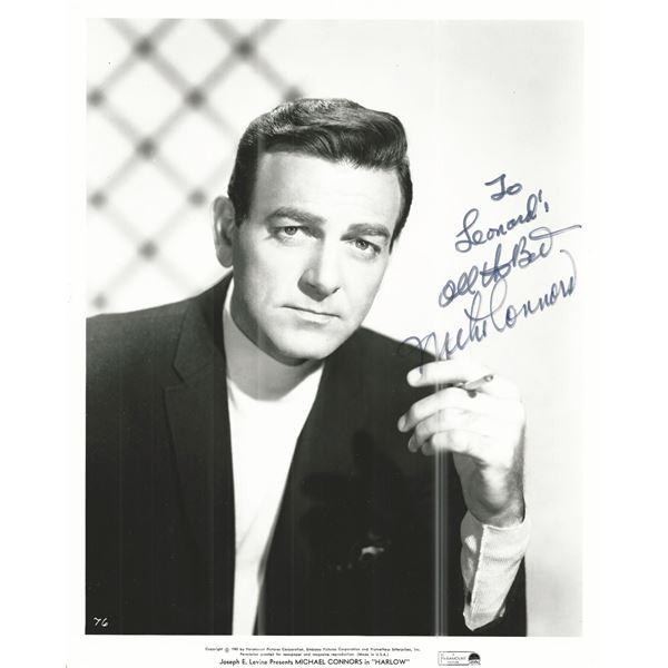 Michael Connors signed photo