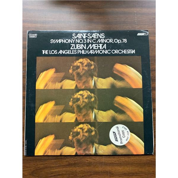 Saint-Saëns, Zubin Mehta, The Los Angeles Philharmonic Orchestra, Anita Priest, Shibley Boyes, Geral