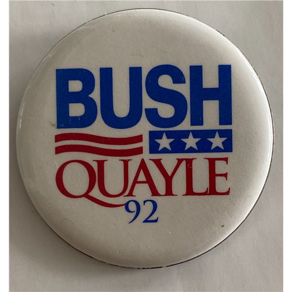 Bush-Quayle 1992 Presidential campaign pin