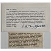 Image 1 : Dr. Walter A. Compton signed note and bio