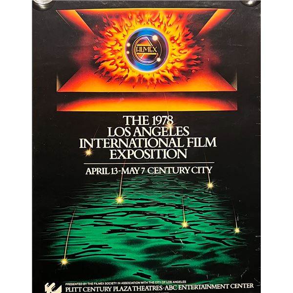Film X Los Angeles International Film Exposition 1978 original poster