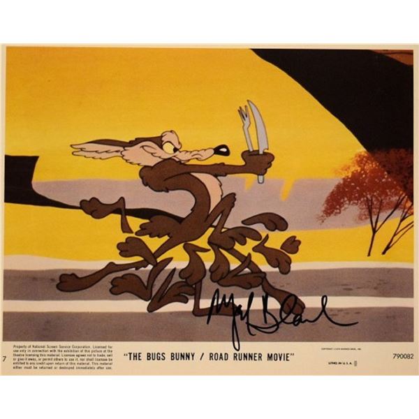 Mel Blanc signed movie still photo