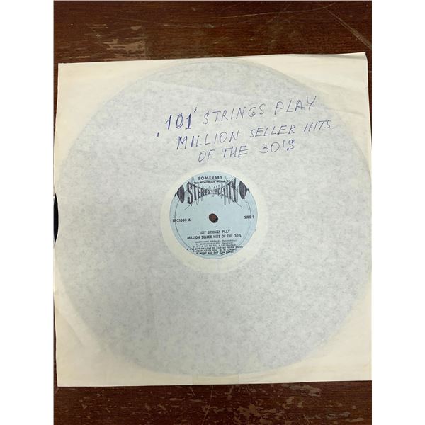 101 Strings Play Million Seller Hit Songs of the '30s Album