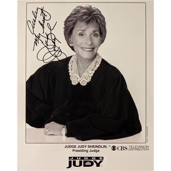 Judge Judy Signed Photo