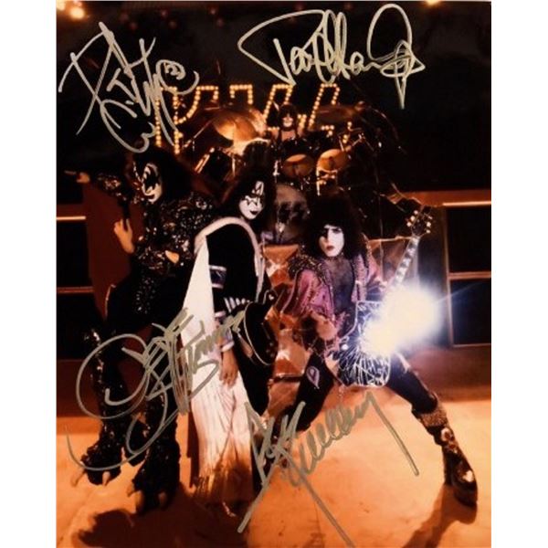 KISS signed promo photo
