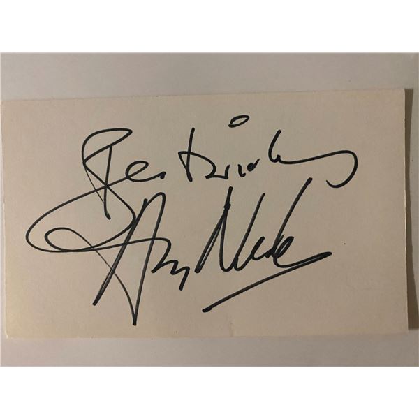 Anthony Newley signature cut