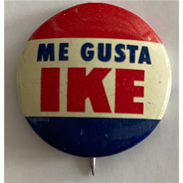 Me Gusta Ike campaign pin