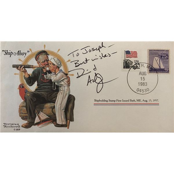 David Ackroyd signed first-day cover