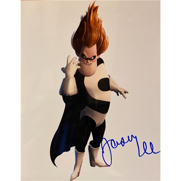 The Incredibles Jason Lee signed movie photo