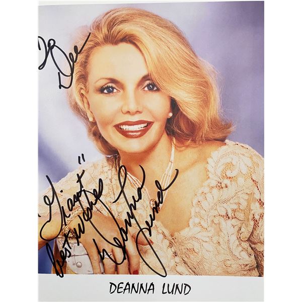 Deanna Lund signed photo