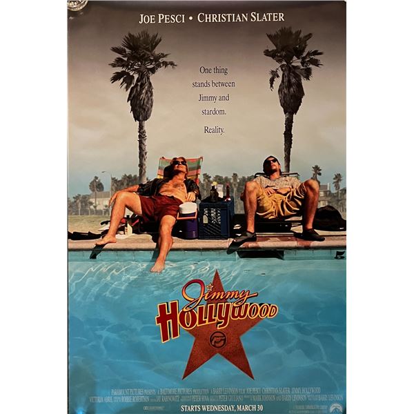 Jimmy Hollywood 1994 original double sided movie poster