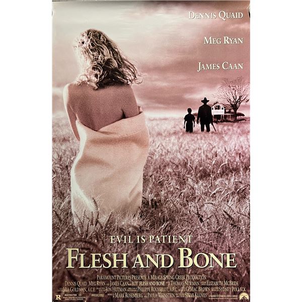 Flesh and Bone 1993 original double-sided movie poster