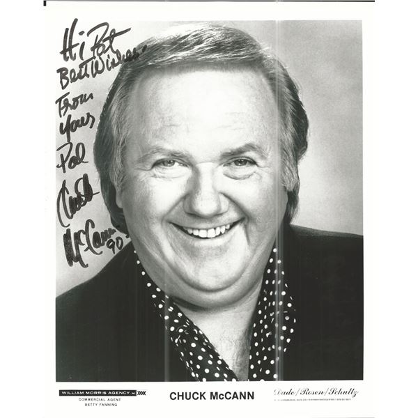 Chuck McCann signed photo