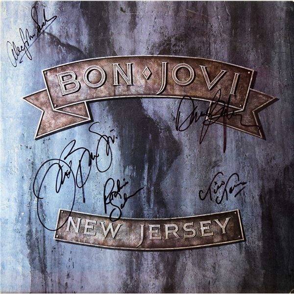 Bon Jovi signed New Jersey album