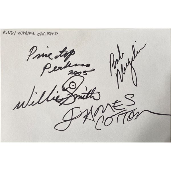 Muddy Waters Band original signatures