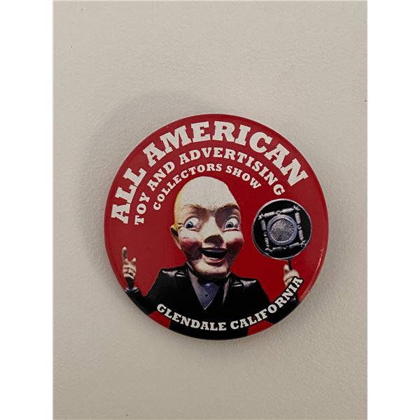 All American Toy and Advertising pin