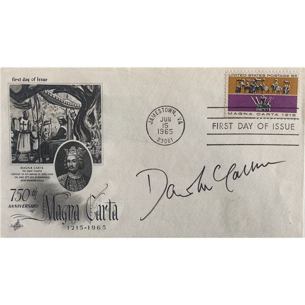 David McCallum signed First Day Cover
