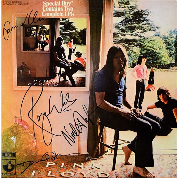Pink Floyd signed Ummagumma album