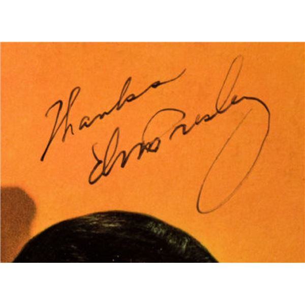 Elvis Presley signed Frankie And Johnny album