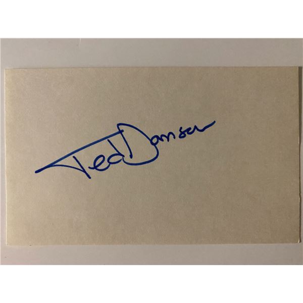 Cheers Ted Danson signature cut. GFA Authenticated