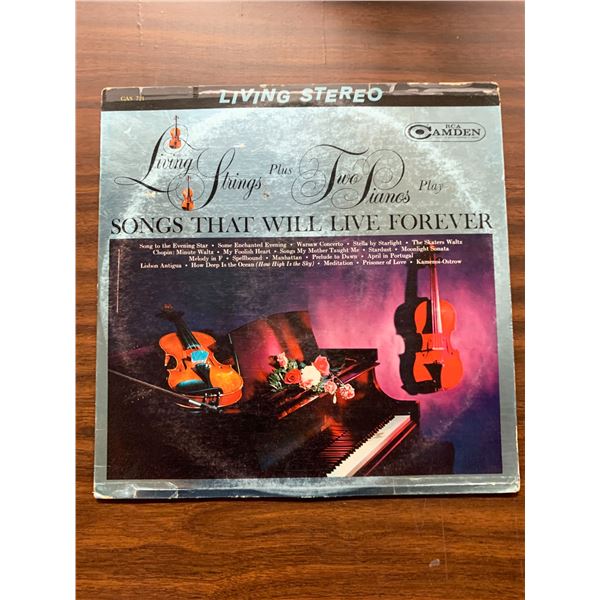 Living Strings Plus Two Pianos ‎– Play Songs That Will Live Forever – Alb