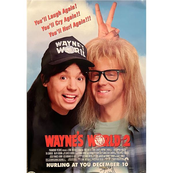 Wayne's World 2 original movie poster