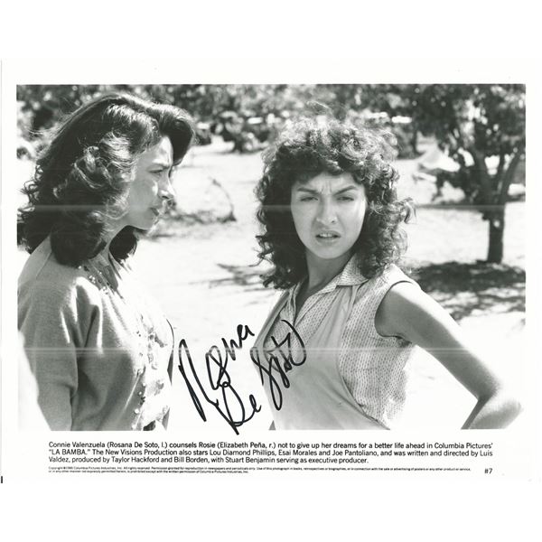 La Bamba Rosana DeSoto signed photo