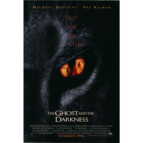 The Ghost and the Darkness 1996 original movie poster