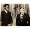 Image 1 : Bob Hope & George Foreman signed portrait photo