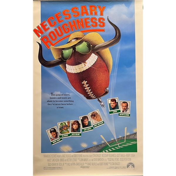 Necessary Roughness 1991 original movie poster