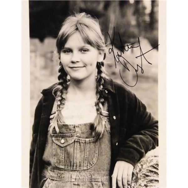 Kirsten Dunst signed portrait photo