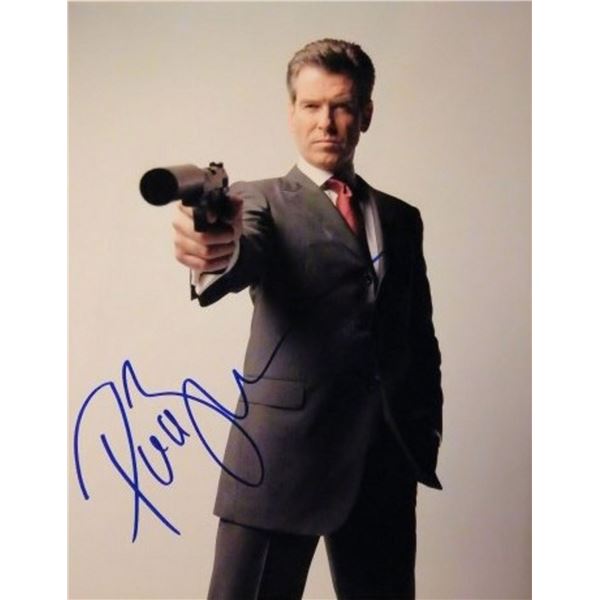 Pierce Brosnan signed photo