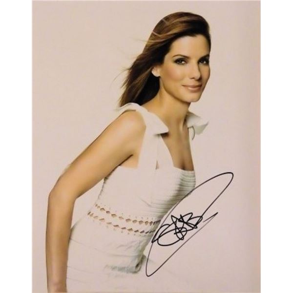 Sanda Bullock signed portrait photo