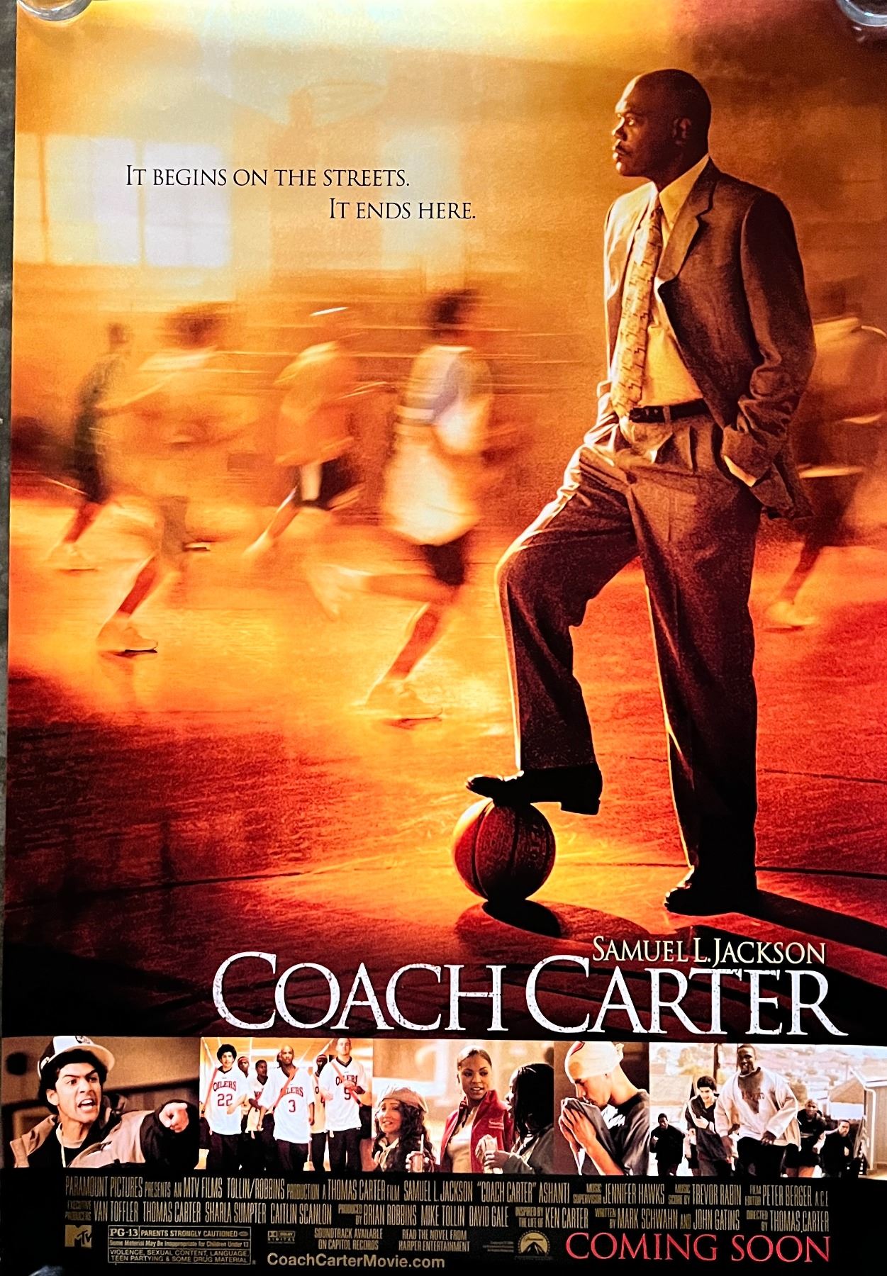 Coach Rac Poster Coach Carter 2006 original movie poster