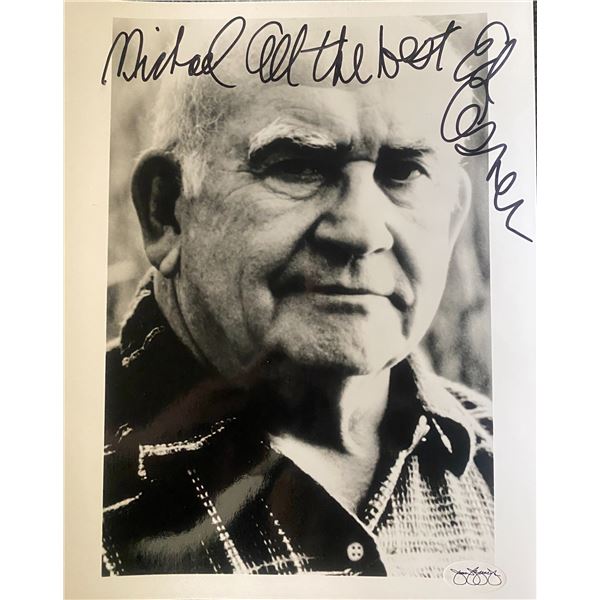 Ed Asner signed photo