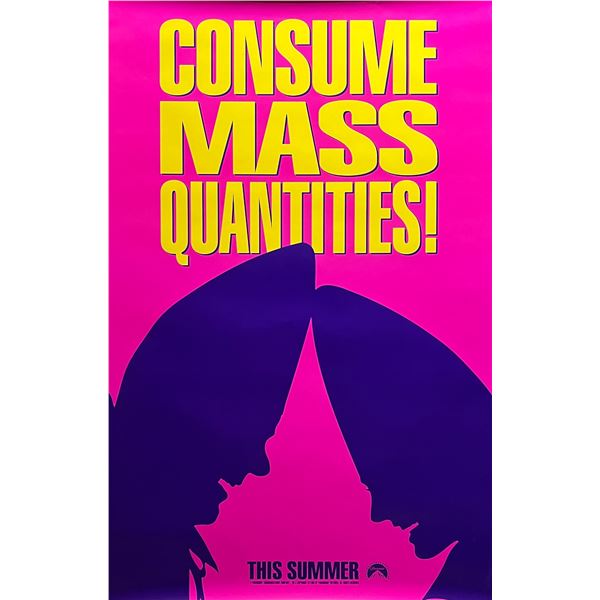 Coneheads original pink movie poster