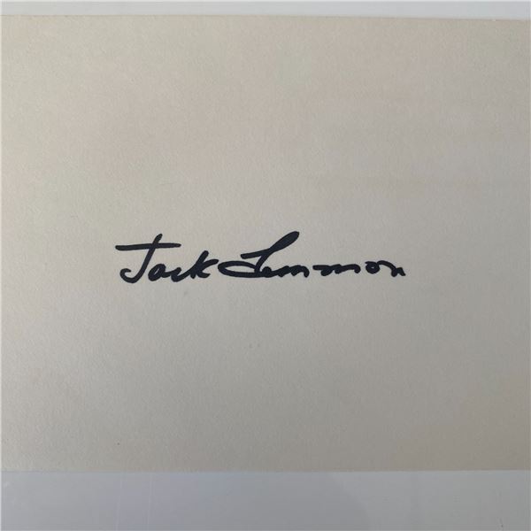 Some like It Hot Jack Lemmon signature